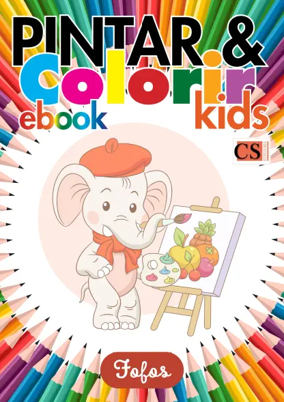 Cover of Pintar e Colorir Kids