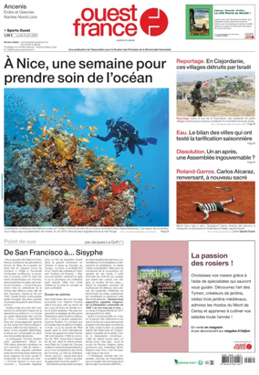 Cover of Ouest France (Ancenis)