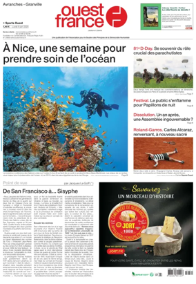 Cover of Ouest France (Avranches)