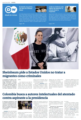 Cover of Deutsche Welle (Spanish edition)