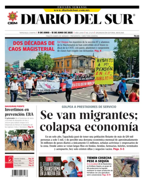 Cover of Diario del Sur