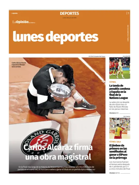 Cover of Lunes Deportes