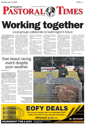 Cover of Deniliquin Pastoral Times