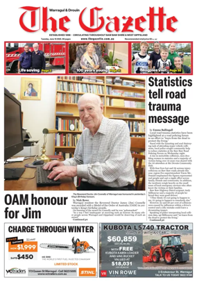 Cover of Warragul & Drouin Gazette