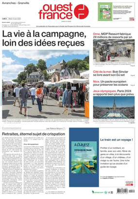 Cover of Ouest France (Avranches)