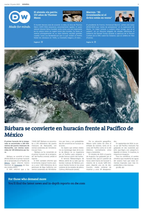 Cover of Deutsche Welle (Spanish edition)