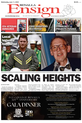 Cover of Benalla Ensign