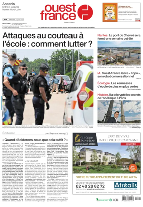 Cover of Ouest France (Ancenis)