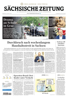 Cover of Sächsische Zeitung  (Dippoldiswalde)