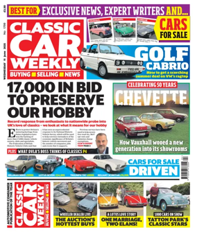 Cover of Classic Car Weekly (UK)