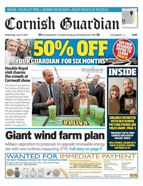 Cover of Cornish Guardian (Newquay & the North Coast)