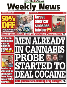 Cover of North Wales Weekly News