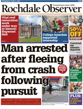 Cover of Rochdale Observer