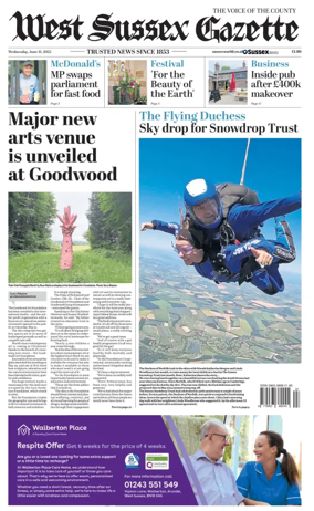 Cover of West Sussex Gazette