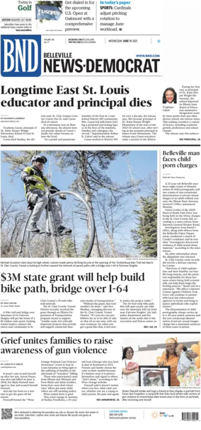 Cover of Belleville News-Democrat