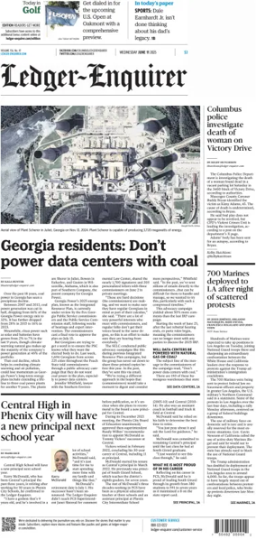 Cover of Ledger-Enquirer