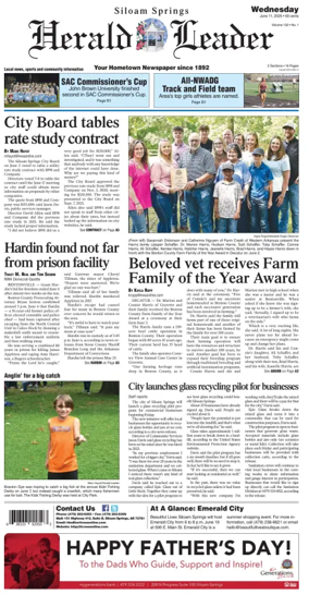 Cover of Siloam Springs Herald Leader