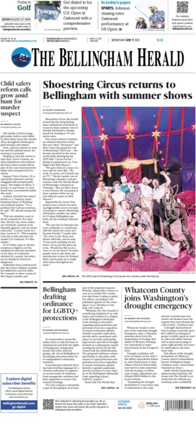 Cover of The Bellingham Herald