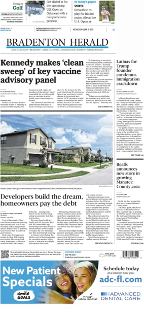 Cover of The Bradenton Herald