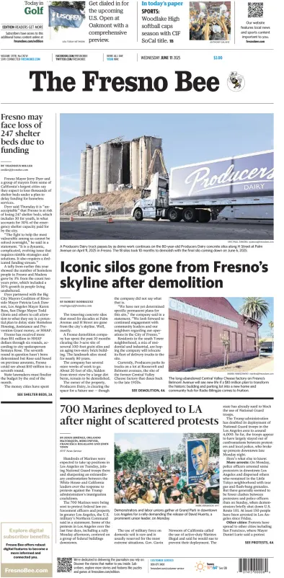 Cover of The Fresno Bee