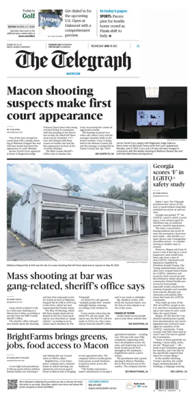 Cover of The Telegraph (Macon)