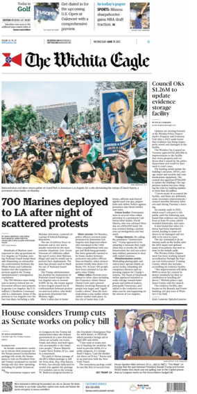 Cover of The Wichita Eagle