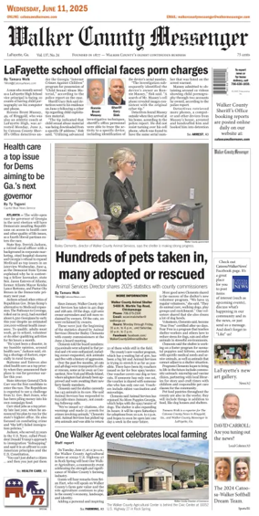 Cover of Walker County Messenger