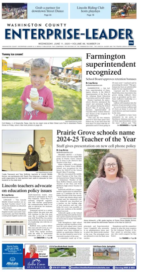 Cover of Washington County Enterprise-Leader