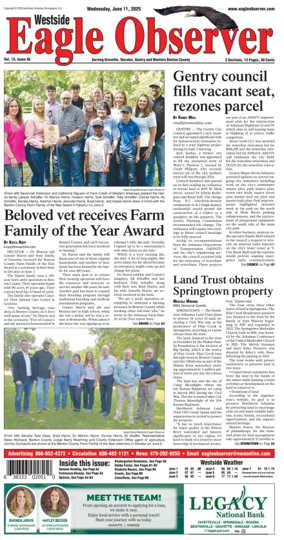 Cover of Westside Eagle-Observer