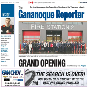 Cover of The Gananoque Reporter