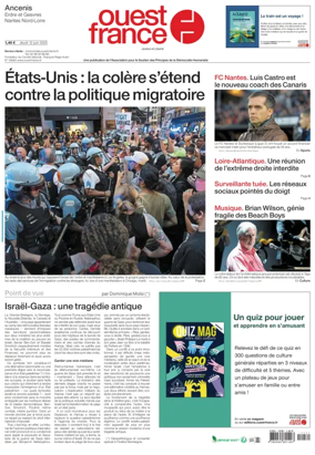 Cover of Ouest France (Ancenis)