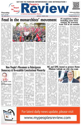 Cover of People's Review Weekly