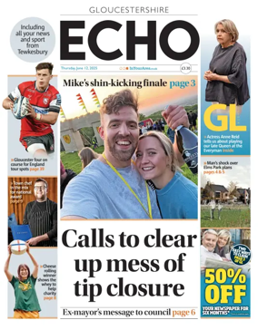 Cover of Gloucestershire Echo