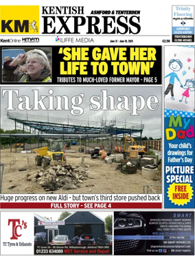 Cover of Kentish Express Ashford & District