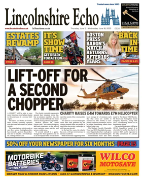 Cover of Lincolnshire Echo