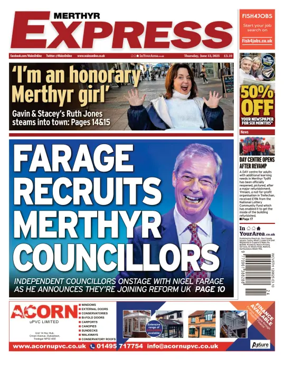 Cover of Merthyr Express