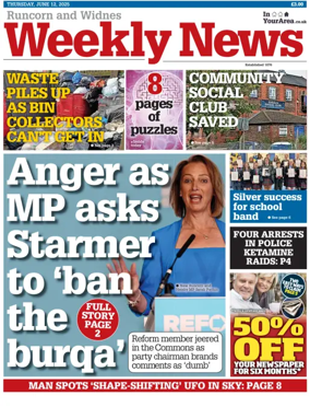 Cover of Runcorn & Widnes Weekly News