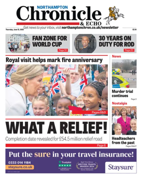 Cover of The Northampton Chronicle and Echo