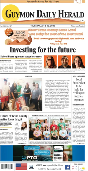 Cover of Guymon Daily Herald