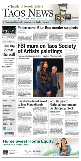 Cover of The Taos News