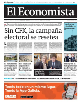 Cover of El Economista (Argentina)