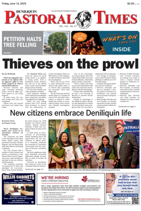 Cover of Deniliquin Pastoral Times
