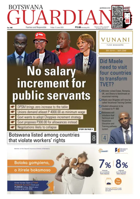 Cover of Botswana Guardian