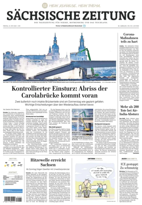 Cover of Sächsische Zeitung  (Niesky)
