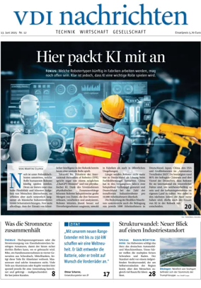 Cover of VDI Nachrichten