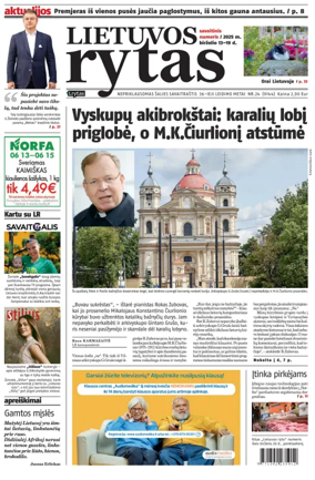 Cover of Lietuvos Rytas