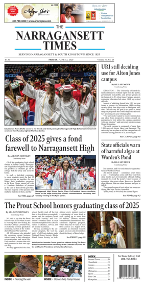 Cover of Narragansett Times