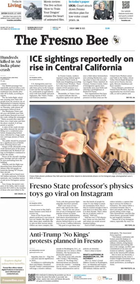 Cover of The Fresno Bee