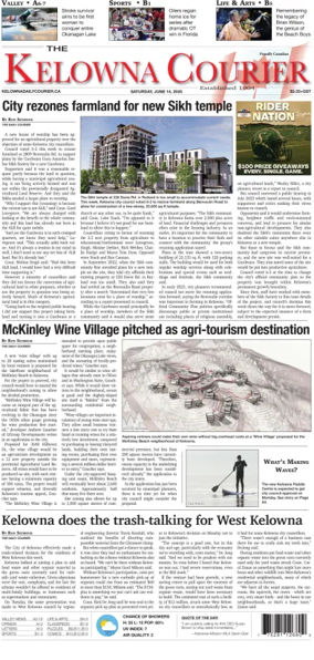 Cover of The Daily Courier