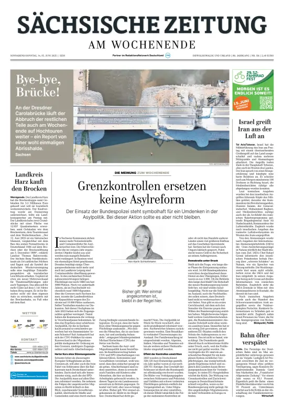 Cover of Sächsische Zeitung  (Dippoldiswalde)